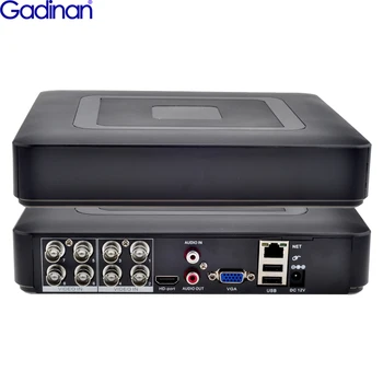 Gadinan 5in1 5M-N XVI Ασφαλείας CCTV DVR 4CH 8CH 5MP AHD DVR H. 265 Υβριδική συσκευή Εγγραφής Βίντεο για AHD TVI CVI Αναλογική Κάμερα IP