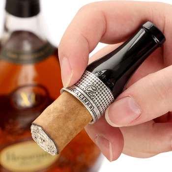 Galiner Ρητίνη Πούρο Κάτοχος Φορητό Μίνι 4 Μέγεθος Του Δαχτυλιδιού Μετρητής Πούρο Επιστόμιο Κομμάτι Το Κάπνισμα Εργαλεία Κιβώτιο Δώρων