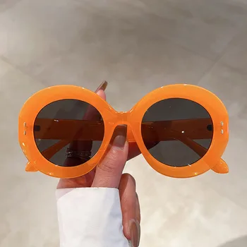 GM LUMIAS Μεγάλου μεγέθους Στρογγυλά γυαλιά Ηλίου των Γυναικών Μόδας Εκλεκτής ποιότητας Candy Αποχρώσεις Νέα Μοντέρνα Ρετρό Σχέδιο εμπορικών Σημάτων UV400 Γυαλιά