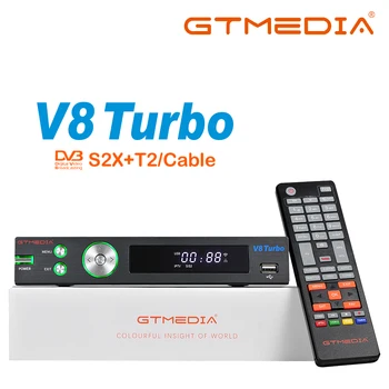 GTMEDIA V8 Turbo Ψηφιακός Δορυφορικός Δέκτης 1080P DVB S2/T2/C και C / H. 265 HEVC Combo Δέκτη Bulti WIFI TV Αποκωδικοποιητή (Set Top Box