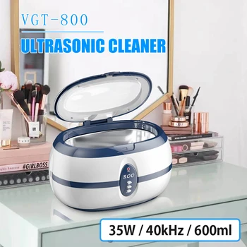GTSONIC 600ml Οικιακού Υπερηχητική καθαρίζοντας 60W Λουτρών Ανοξείδωτου 110V 220V Υπερήχων Πλύσης για τα Ρολόγια Κοσμήματα