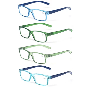 Henotin Γυαλιά Ανάγνωσης Σαφή Οπτικά Φακοί Άνδρες και Γυναίκες με Ορθογώνιο Πλαίσιο HD Πρεσβυωπία Διόπτρα Μεγεθυντικός φακός Eyeglasses