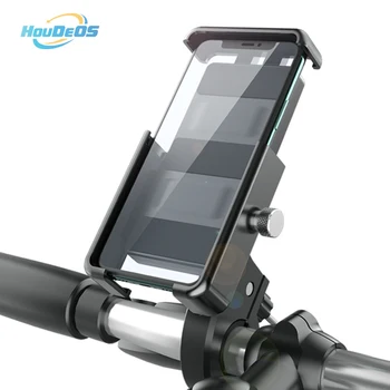 HouDeOS Ποδήλατο Τηλεφωνικός Κάτοχος Για Motorcycl και BICYCL Handlebar κραμάτων Αργιλίου Τοποθετεί για 4.7-6.8 ίντσας για το iPhone της Samsung, Huawei και Xiaomi