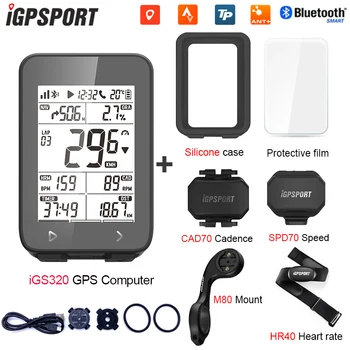 IGPSPORT IGS320 Ποδηλασία Υπολογιστή IPX7 Bluetooth 5.0 ANT+ GPS 72H διάρκεια Ζωής της Μπαταρίας Ασύρματο Ταχύμετρο Ποδηλάτου Χρονόμετρο Τύπου C