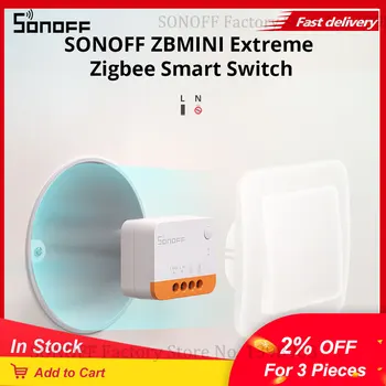 Itead SONOFF ZBMINI-L2 Zigbee DIY Smart Switch Module Όχι Ουδέτερο Καλώδιο που Απαιτείται 2 Τρόπος Ελέγχου Για Ewelink Alexa, Google Σπίτι Αλίκη