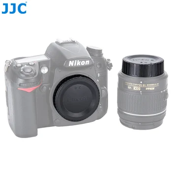 JJC L-R16 Σώμα Καπ/Πίσω κάλυμμα Φακού για Nikon F-Mount Κάμερα/Φακός Αισθητήρας Εικόνας Προστάτης Αντικαθιστά Nikon BF-1A/BF-1B,LF-4