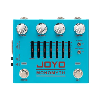 JOYO R-26 Monomyth Bass Guitar Preamp Αναλογικό Πετάλι Πραγματικό Amp Simulator Ήχο Εφέ Overdrive με το EQ και Λειτουργία Μείωσης Θορύβου