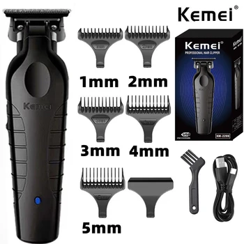 Kemei KM-2299 Ανδρών κουρευτική μηχανή Επαγγελματική Ηλεκτρική κουρευτική μηχανή USB Επανακαταλογηστέο Κουρέας Trimmer για Άνδρες Ηλεκτρική κουρευτική μηχανή