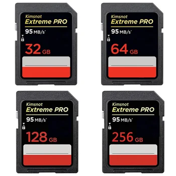 Kimsnot 95MB/s Κάρτα SD 64GB 128GB 256GB SDXC Κάρτα 16GB 32GB SDHC Class 10 Κάρτα Μνήμης Υψηλής Ταχύτητας 633x UHS-1