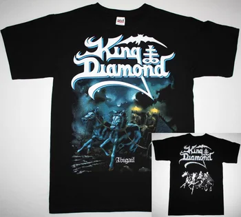 King Diamond Abigail Mercyful Fate Heavy Metal Δέχεται Saxon Νέο Μαύρο T-Shirt