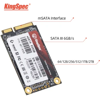 KingSpec Msata SSD Εσωτερική Solid State Δίσκων SATA III 128gb και 256gb, 512gb και 1tb 2tb Ssd Σκληρός δίσκος Για το Lap-top Netbook υπολογιστών Γραφείου Εξυπηρετήσει