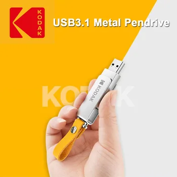 Kodak USB Flash Drive 3.1 Υψηλής Ταχύτητας 64GB 128GB 256GB και 512GB Μνήμη USB 3.1 Λάμψης Pendrive Μετάλλων Αποθήκευσης του U Ραβδιών Drive Μανδρών Δώρων