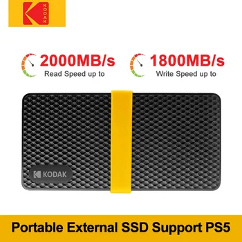 KODAK Φορητό SSD 256GB, 512GB και 1TB 2TB Εξωτερικό ssd Μίνι Υψηλή Ταχύτητα το Κινητό HDD για το PS4 PS5 Γραφείου Lap-top