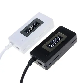 LCD USB Τάση/Amps Ελεγκτής Μετρητών Δύναμης Πολύμετρο Ταχύτητα Δοκιμής Φορτιστές Καλώδια Ικανότητα των Τραπεζών Δύναμης