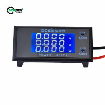 LCD Ψηφιακό Βολτόμετρο Αμπερόμετρο Wattmeter Ρεύμα Τάσης Μετρητής Δύναμης Βολτ Ελεγκτών Ανιχνευτών Όργανο ελέγχου DC 0-500V 0-5000W