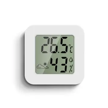 LCD Ψηφιακό Υγρόμετρο Θερμομέτρων Εσωτερικό Δωμάτιο, Ηλεκτρονικός Μετρητής Υγρασίας Θερμοκρασίας Αισθητήρας Μετρητών μετεωρολογικό Σταθμό Για το Σπίτι