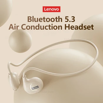 Lenovo XT95 II Διεξαγωγή Αέρα Ακουστικά Bluetooth 5.3 Ακουστικά Ακουστικά υψηλής Πιστότητας Αθλητισμός Γαντζάκι Ακουστικά Μείωση Θορύβου