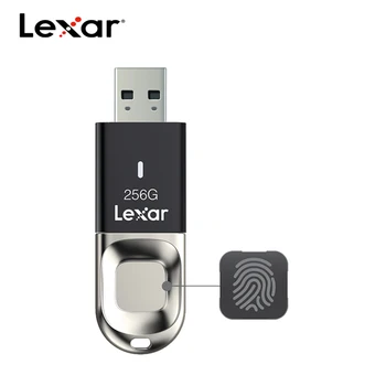 Lexar F35 Fingerprint Unlock Drive 64GB USB 3.0 Flash Drive 128GB Δίσκο του U 32GB 256GB Κίνησης Μανδρών Μετάλλων Κρυπτογραφημένα Προστατεύει για PC
