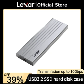 Lexar SSD Περίφραξη E6. 2 NVMe Υποστήριξη Πρωτοκόλλου Υψηλής ταχύτητας Τύπου c Κινητό Σκληρή Περίπτωση Drive 10Gbps για M2 SSD 2230/2242/2260/2280