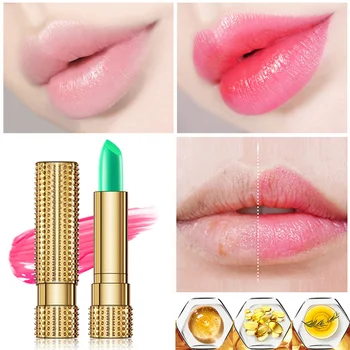 Lip Balm Aloe Vera Ενυδατικό Κραγιόν Μαγεία Αλλαγή Χρώματος Ροζ Lip Gloss Lip Βάση Μακιγιάζ Φροντίδα Αδιάβροχη Καλλυντικά