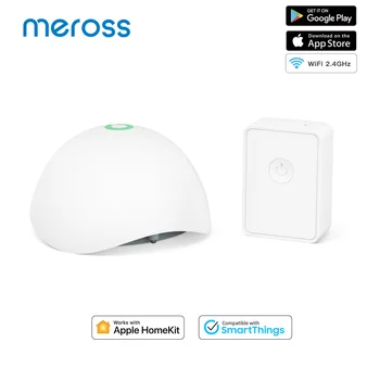 Meross HomeKit Έξυπνων Αισθητήρων Διαρροών Νερού Ασύρματος Ανιχνευτής διαρροής Νερού Συναγερμών Ασφάλειας Εργασίας με την Apple HomeKit SmartThings