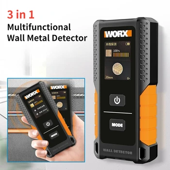 Metal Worx Stud Finder WX085 3 σε 1 Πολυσύνθετο Τοίχος Ανιχνευτής Μετάλλων, Ξύλου & Amp στο ΕΝΑΛΛΑΣΣΌΜΕΝΟ ρεύμα Καλωδίων Εύρεση Ψηφιακή Επίδειξη Ανιχνευτής USB