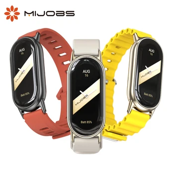 Mi Band 8 Λουρί Σιλικόνης για Xiaomi Έξυπνη Ζώνη 8 Ρολόι Βραχιολιών Miband 8 Wristbands Εξαρτήματα Αντικατάστασης