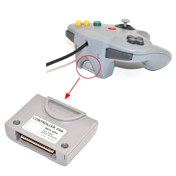 N64 Controller Pack Επέκτασης Μνήμης Κάρτα 128M Μεγάλη Ικανότητα Κονσόλα Παιχνιδιών Αποθήκευσης Κάρτα Μνήμης Ρεύματος