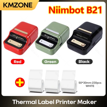 Niimbot B21 B1 Ασύρματο label Maker Φορητή Τσέπη Ετικέτα Εκτυπωτή Bluetooth Θερμικό Ετικετέζα Γρήγορη τυπωμένη ύλη για το Σπίτι Χρήση Γραφείου