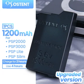 OSTENT Υψηλής Ποιότητας Πραγματική Ικανότητα 1200mAh 1400mAh 3.6 V λι-Ιονικό Πακέτο Μπαταριών Αντικατάστασης για τη Sony PSP 2000/3000 PSP-S110