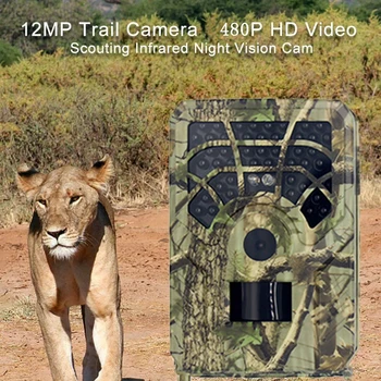 PR300 PRO 16MP HD 1080P Κυνηγιού Άγριας φύσης Καμερών Ιχνών Υπαίθρια Ζωικά Νυχτερινής Όρασης Φωτογραφία Παγίδες Ανιχνεύσει Οθόνη Παρακολούθησης Βίντεο