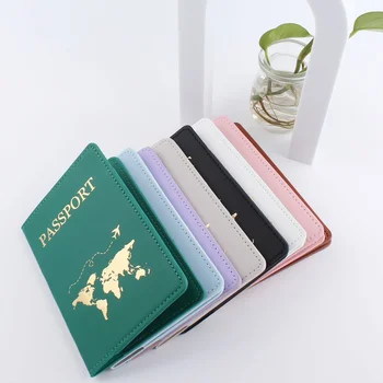 PU Δέρματος Ταξίδια Διαβατήριο Κάλυψη για άνδρες και για Γυναίκες Απλή Μόδα 2023 Γυναίκες Διαβατήριο Περίπτωση Κατόχων για τους Άνδρες Ταξιδιωτικό Έγγραφο Περίπτωσης Πιστωτικών Καρτών