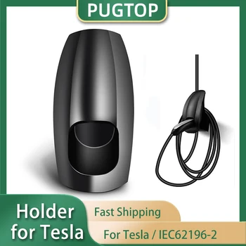 PUGTOP EV Κάτοχος Φορτιστών Τοίχων Υποστηριγμάτων για το Tesla Model 3/Y/Α/X Type2 IEC62196-2 tesla καλώδιο φορτιστών Συνδετήρων κατόχων Υποδοχή