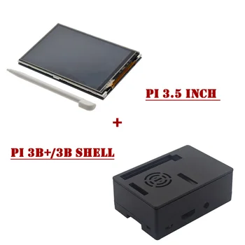 Raspberry Pi 3 Model B+ 3.5 ιντσών οθόνη Αφής 480*320 οθόνη TFT LCD + ABS Περίπτωση Μαύρο Κουτί, επίσης, για το Raspberry Pi 3 Πρότυπο Β / 3Β+