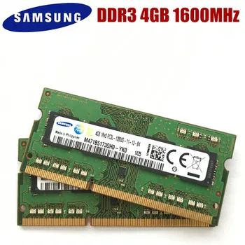 SAMSUNG 8GB 4GB 2GB PC3 12800S DDR3 1600 Μνήμη Lap-top 8G 4G 2G PC3L 1600MHZ Notebook Module SODIMM RAM