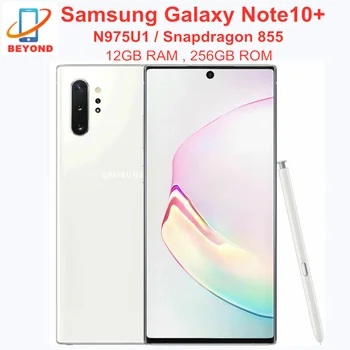 Samsung Galaxy Note 10 Plus N975U1 Note10+ N975U 256GB ROM 12GB RAM Octa επεξεργαστή Core 6.8