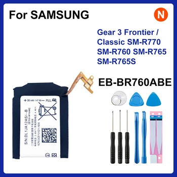SAMSUNG Αρχικό EB-BR760ABE 380mAh Μπαταρία Για το Samsung Gear 3 Frontier / Κλασικό SM-R770 SM-R760 R765 SM-R765S Μπαταρίες+Εργαλεία