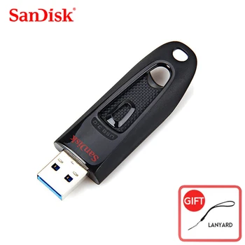 SanDisk USB 3.0 Flash Drive Disk CZ48 128GB 256GB 64GB 32GB 16GB, Drive Μανδρών Μικρό Μνήμη Pendrive Ραβδιών drive Λάμψης Συσκευών Αποθήκευσης