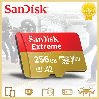 SanDisk Κάρτα Micro SD Extreme Κάρτα Μνήμης microSDXC UHS-I A2 U3 4K Βίντεο Υψηλής Ταχύτητας Κάρτα MicroSD για τη Κάμερα GoPro DJI Nintendo