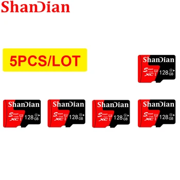 SHANDIAN 5/PCS Υψηλής Ταχύτητας 64GB Διαβάστε και Γράψτε TF/ Έξυπνη Κάρτα SD 128GB Κάμερα Εξωτερικής Αποθήκευσης 32GB Ταχογράφου Κάρτα Μνήμης 16GB