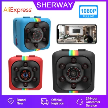 SHERWAY SQ11 Μίνι κάμερα Full HD 1080P ασύρματα εγχώρια Κάμερα υπέρυθρη νυχτερινή όραση μικρό ευφυής κινήσεων οργάνων καταγραφής CCTV