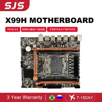SJS X99 Μητρική πλακέτα LGA 2011-3 M-ATX placa μητέρα Υποστήριξη Intel Xeon E5 2640 V3 2667 V4 CPU DDR4 ECC RAM και Μνήμης υπολογιστών Γραφείου SSD M. 2