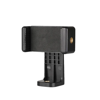Smartphone Τρίποδο Τοποθετεί τον Προσαρμοστή Περιστρέψιμο Τηλεφωνικό Κάτοχο Κυττάρων Προσαρμοστών Selfie stick ζωντανή μετάδοση σταθερό Κινητό κλιπ