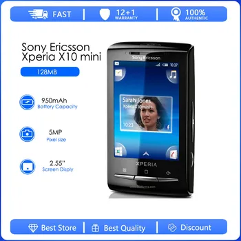 Sony Ericsson Xperia X10 mini E10i Ανακαινισμένο-Αρχικό ξεκλειδωμένο E10 Κινητό Τηλέφωνο 3G, ΠΣΤ, WIFI, 5MP Τηλέφωνο