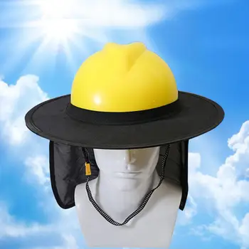 Sunshade Κράνος Σκιάς Ήλιων Υπαίθρια Ασφάλεια Κατασκευής Σκληρό Καπέλο Συσκευή Λαιμό UV Protector Σκληρή Δουλειά Πλήρης Χείλος Καπέλο Πλέγματος για Sunshade