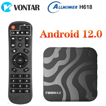 T95MAX TV Box Android 12 4GB RAM 32GB ROM Allwinner H618 Υποστήριξη 6K 4K HDR, Dual Wifi 1GB 8GB Media Player T95 Max 2GB 16GB