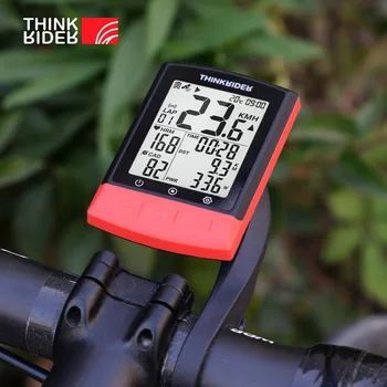 ThinkRider BC108 GPS Ποδηλάτου Υπολογιστή Ταχύμετρο Ποδηλάτου BLE 4.0 ANT+ Ciclismo Μετρητής Δύναμης για Garmin Zwift Αξεσουάρ Ποδήλατο