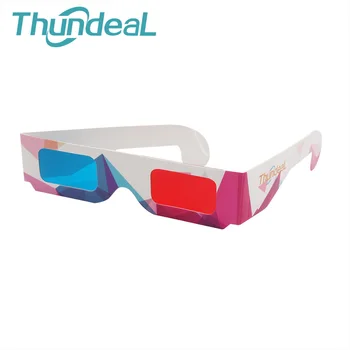 ThundeaL Προβολέων Κόκκινο Μπλε 3D Γυαλιά για Παιχνίδι DVD Ταινία Κινηματογράφων Ανάγλυφων Πλαισιώνεται Κόκκινο Μπλε 3D Γυαλιά Στερεοφωνικό Προβολέα 3D