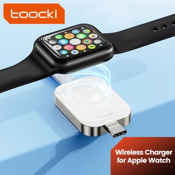Toocki Μαγνητική Ασύρματος Φορτιστής Για τη Apple Ρολόι της Σειράς 8 7 6 SE 5 4 3 2 1 Γρήγορο Σταθμό Φόρτισης USB Type C Φορτιστής Για το iWatch