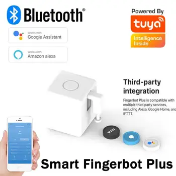 Tuya WiFi Bluetooth Smart Fingerbot Συν Schakelaar Bot Κόμβος Pusher Afstandsbediening Έξυπνο Σπίτι Φωνή Εργασία Ελέγχου Με Την Alexa